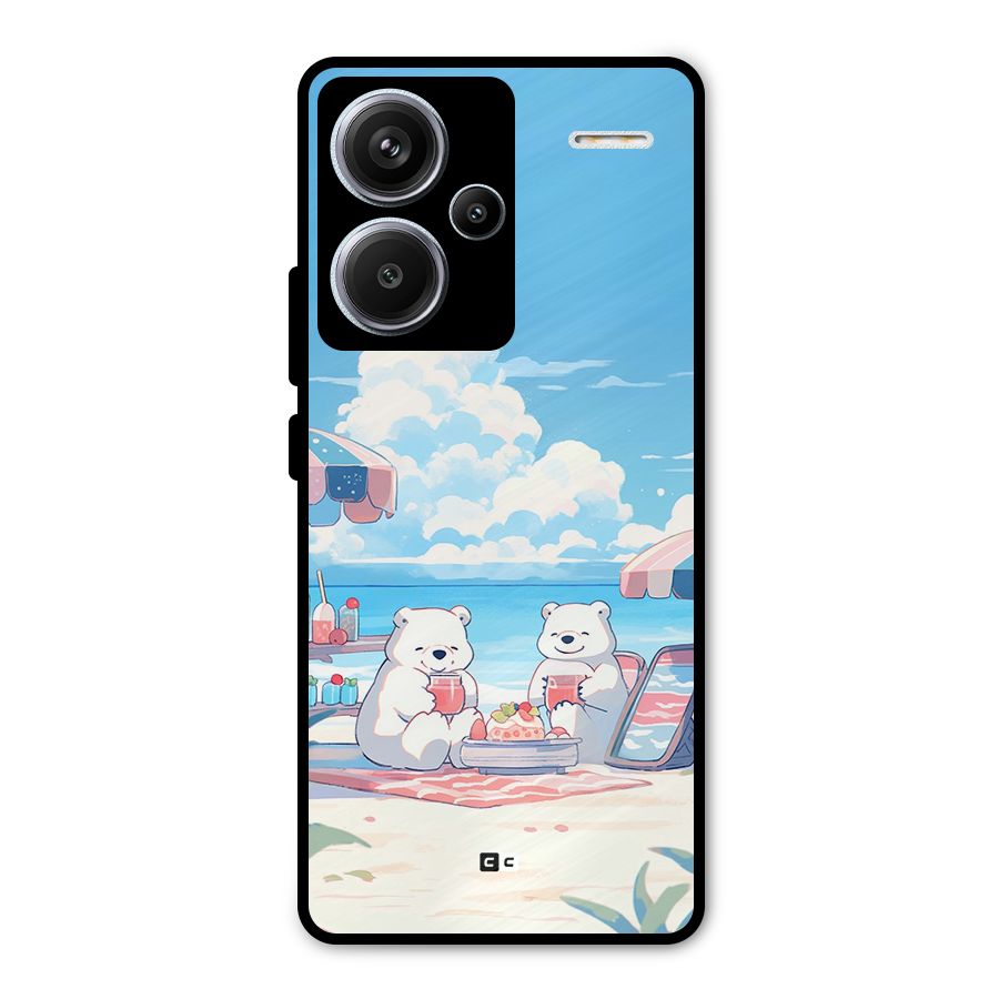 Picnic Time Metal Back Case for Redmi Note 13 Pro Plus