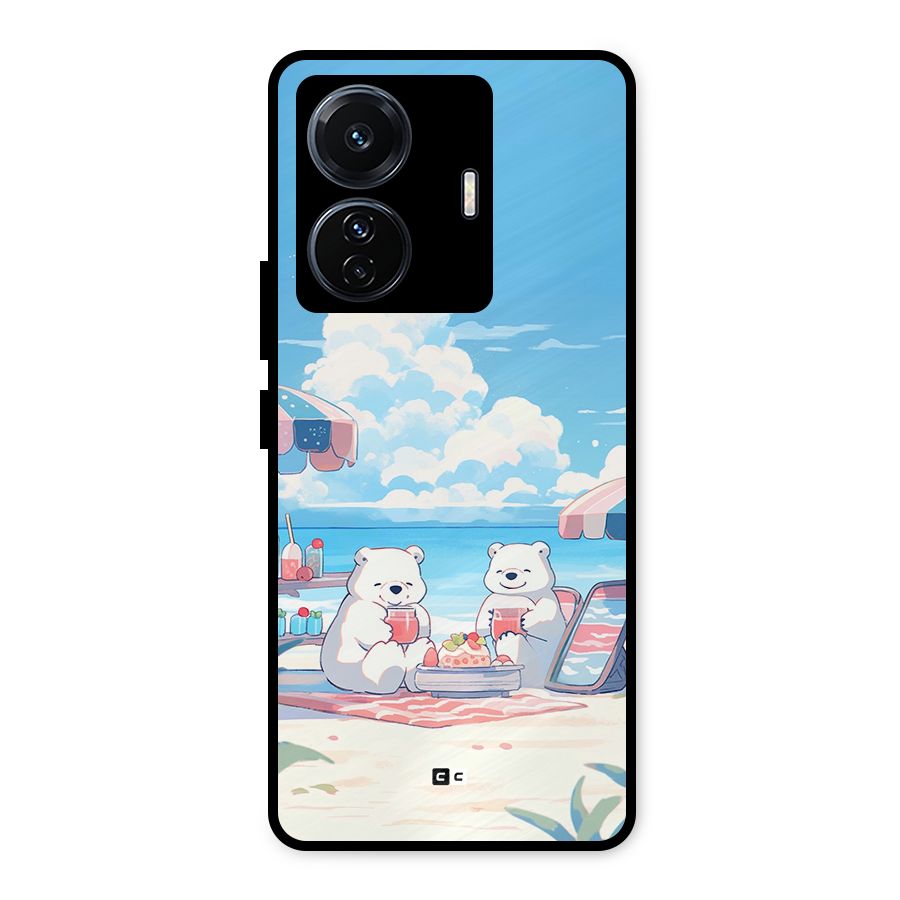 Picnic Time Metal Back Case for Vivo T1 Pro