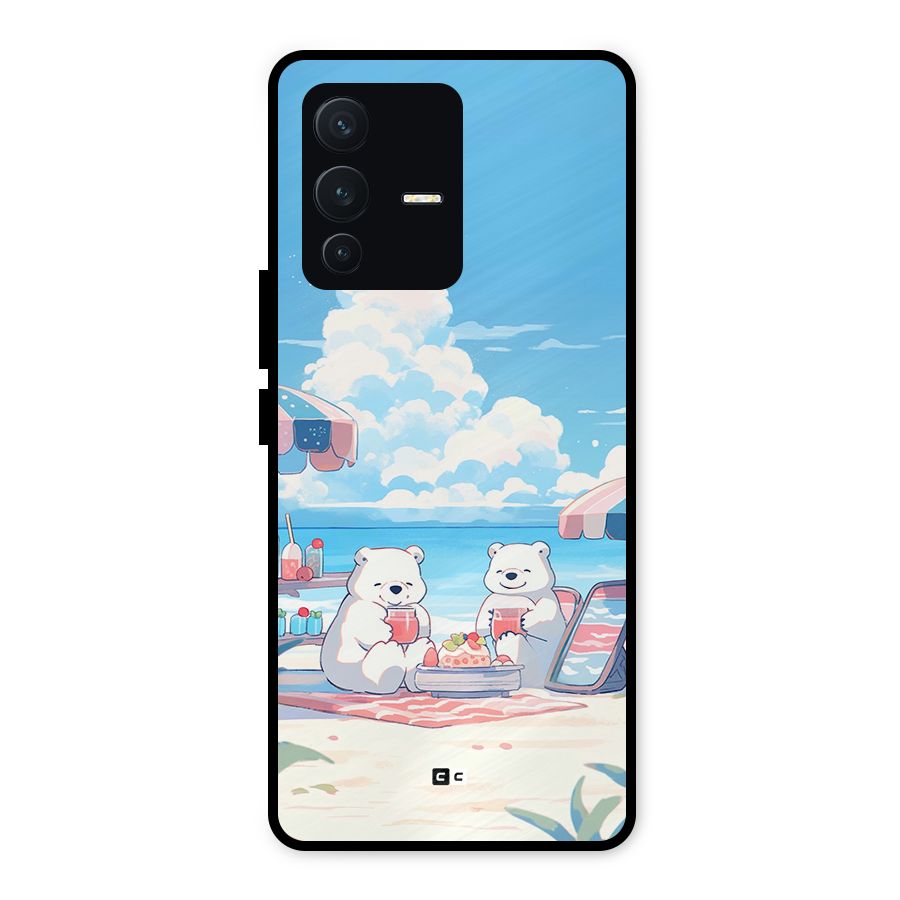 Picnic Time Metal Back Case for Vivo V23 5G