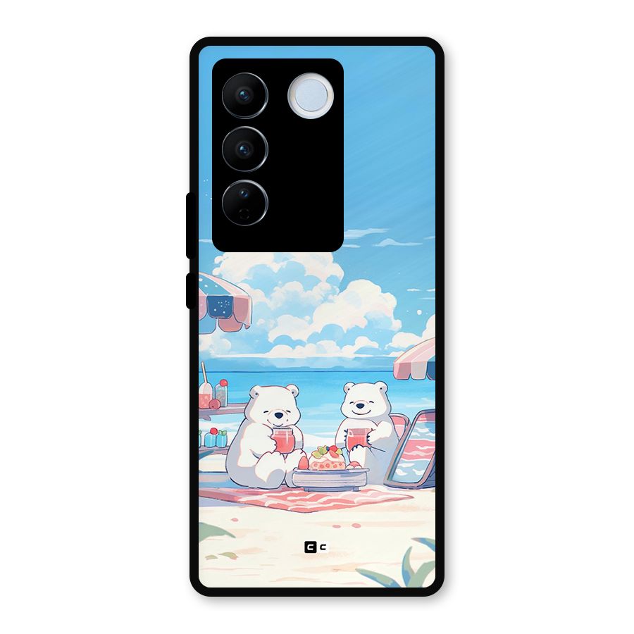 Picnic Time Metal Back Case for Vivo V27