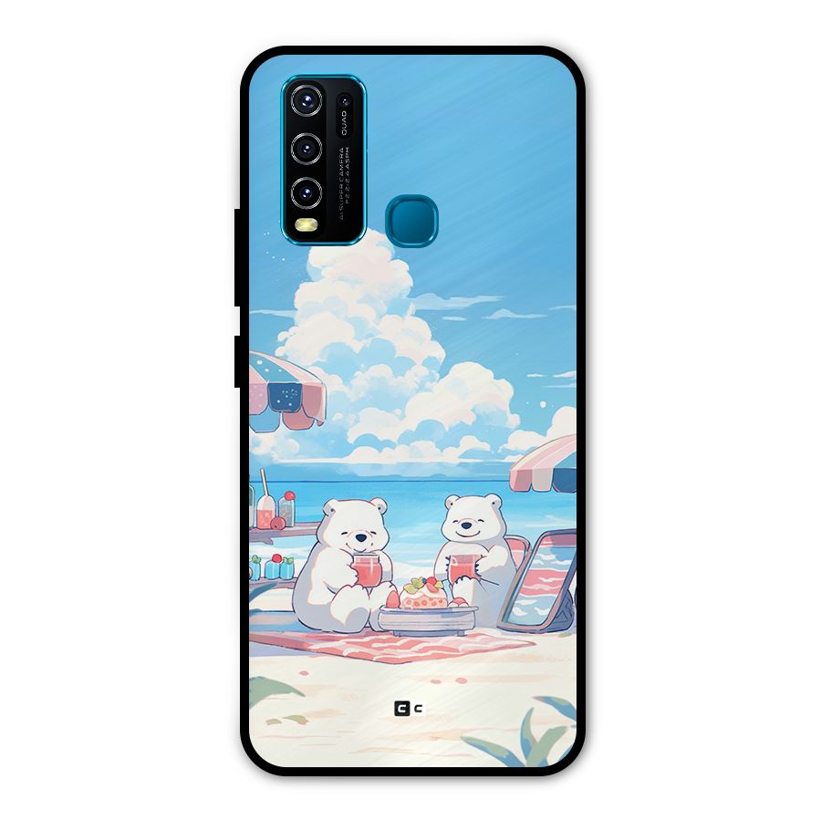 Picnic Time Metal Back Case for Vivo Y30