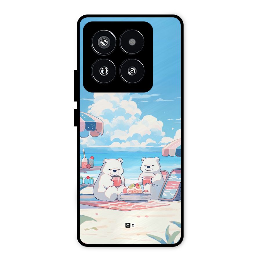 Picnic Time Metal Back Case for Xiaomi 14 Pro