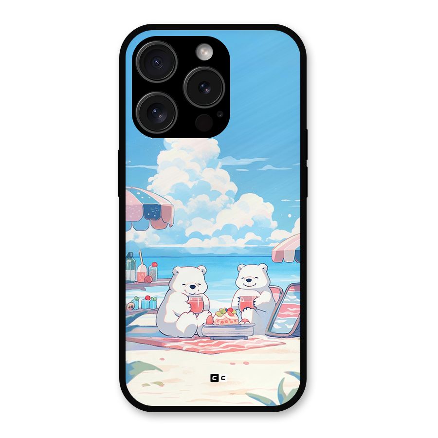 Picnic Time Metal Back Case for iPhone 15 Pro
