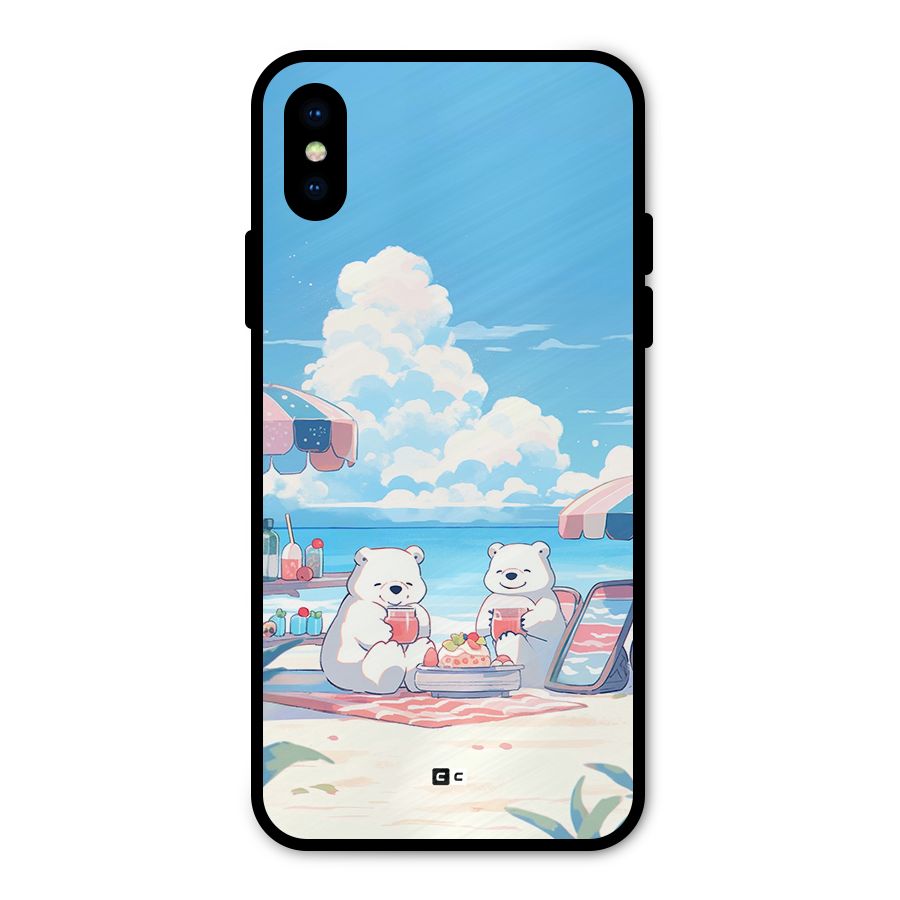 Picnic Time Metal Back Case for iPhone X