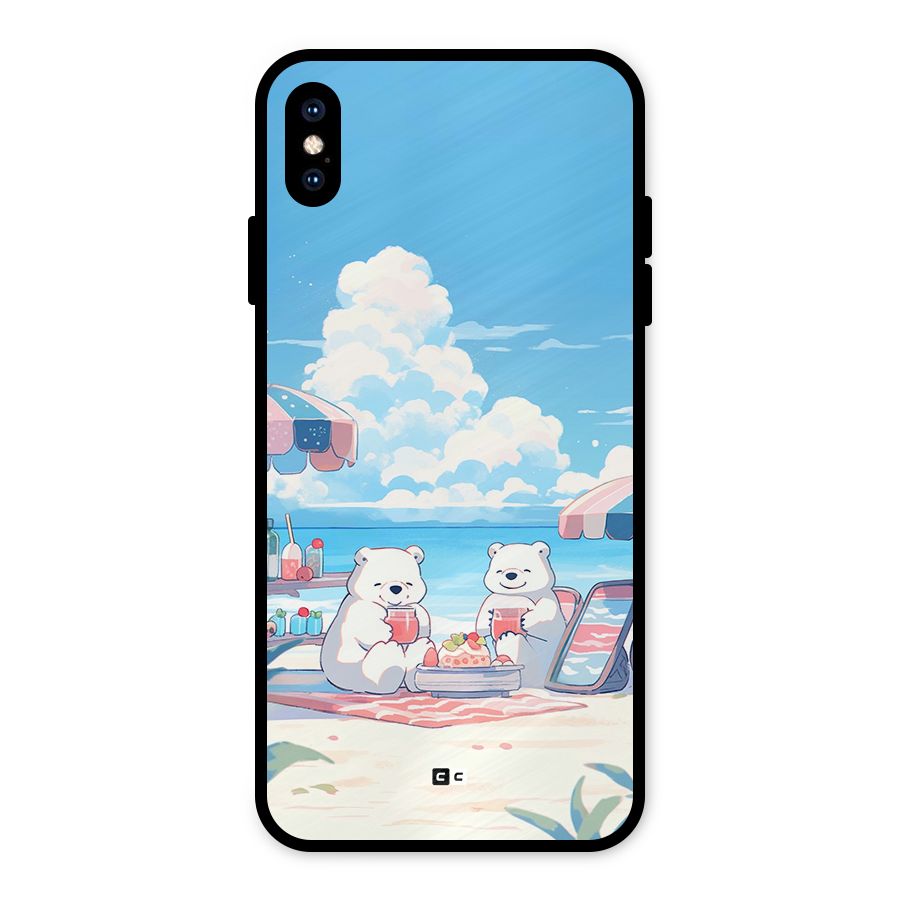 Picnic Time Metal Back Case for iPhone XS Max