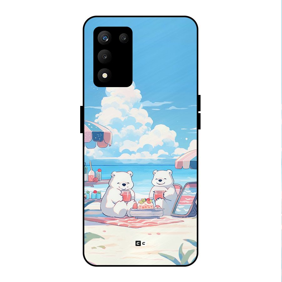 Picnic Time Metal Back Case for realme 9 5G SE