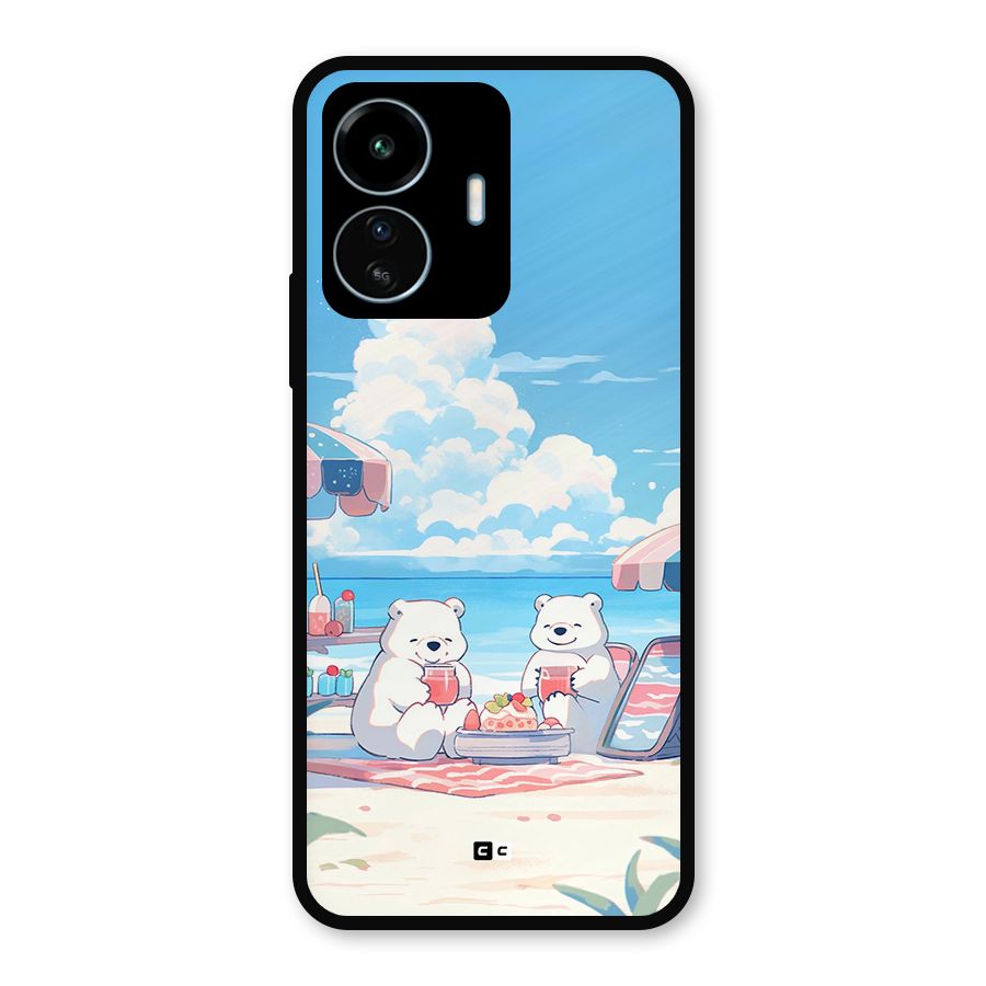 Picnic Time Metal Back Case for vivo iQOO Z6 Lite 5G