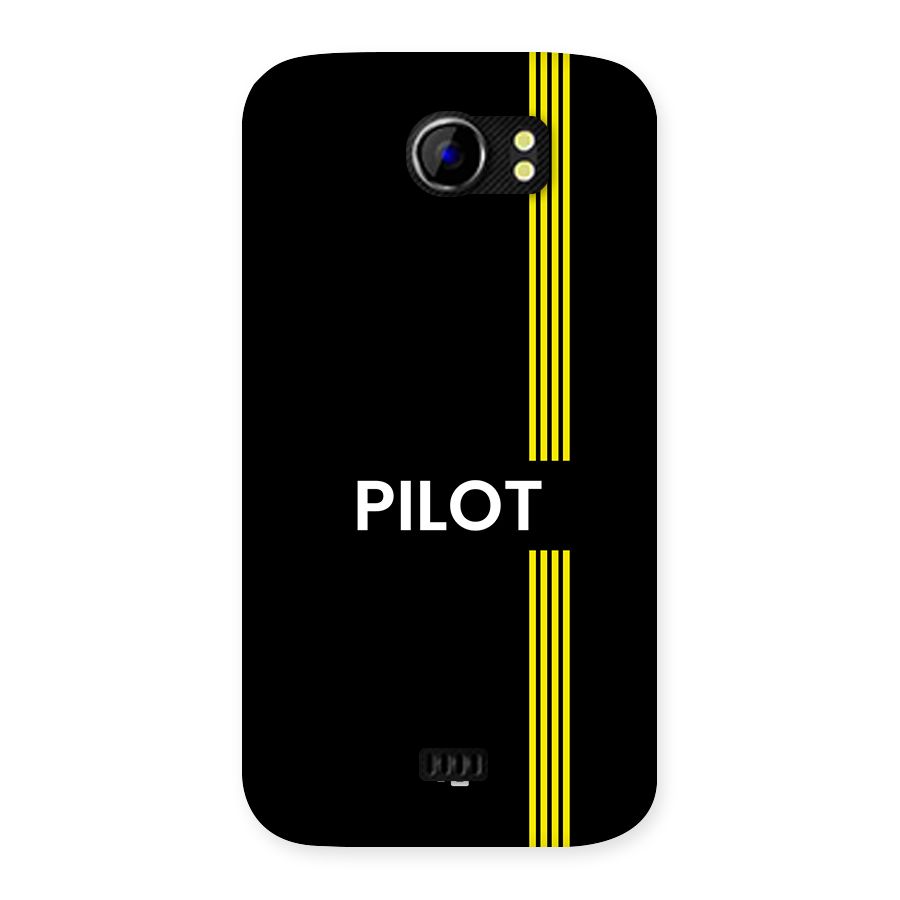 Pilot Stripes Back Case for Canvas 2 A110