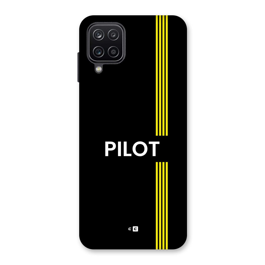 Pilot Stripes Back Case for Galaxy A12
