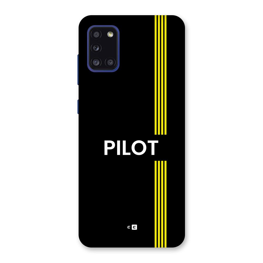 Pilot Stripes Back Case for Galaxy A31