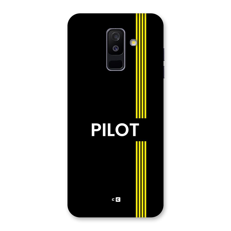 Pilot Stripes Back Case for Galaxy A6 Plus