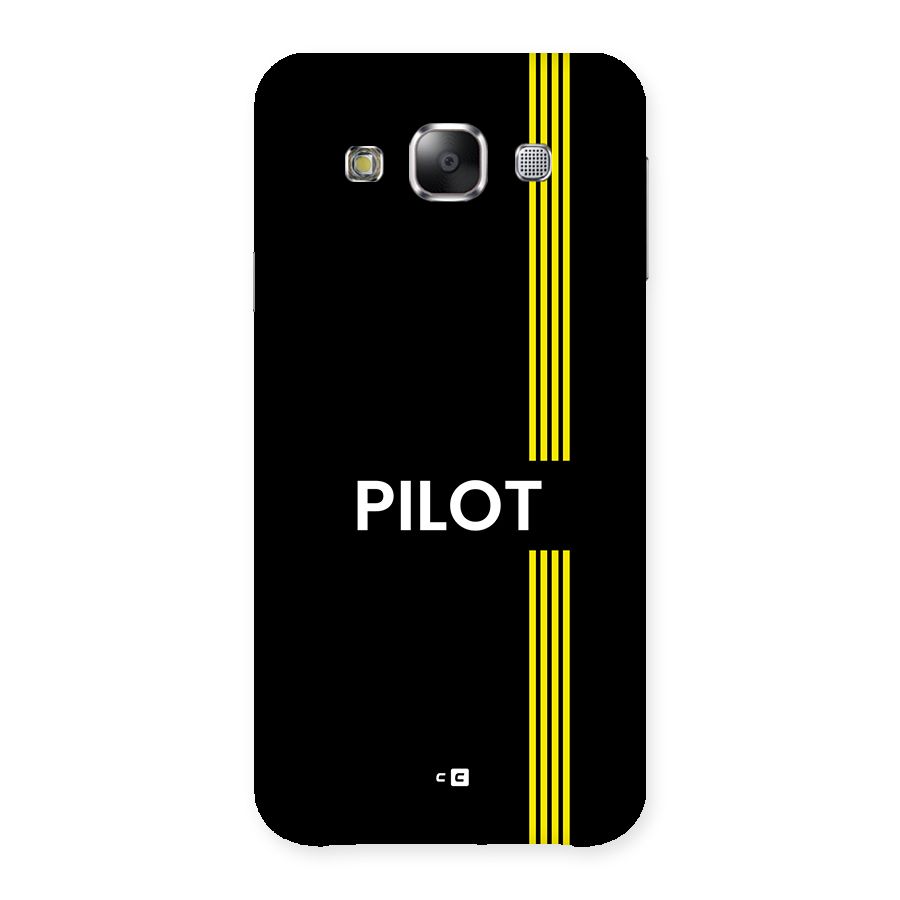 Pilot Stripes Back Case for Galaxy E5