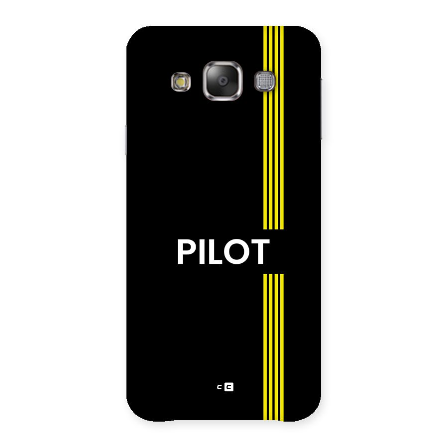 Pilot Stripes Back Case for Galaxy E7