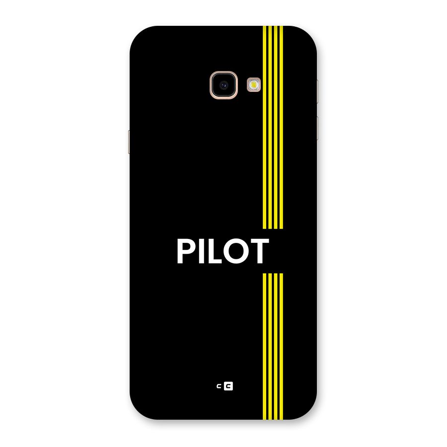 Pilot Stripes Back Case for Galaxy J4 Plus