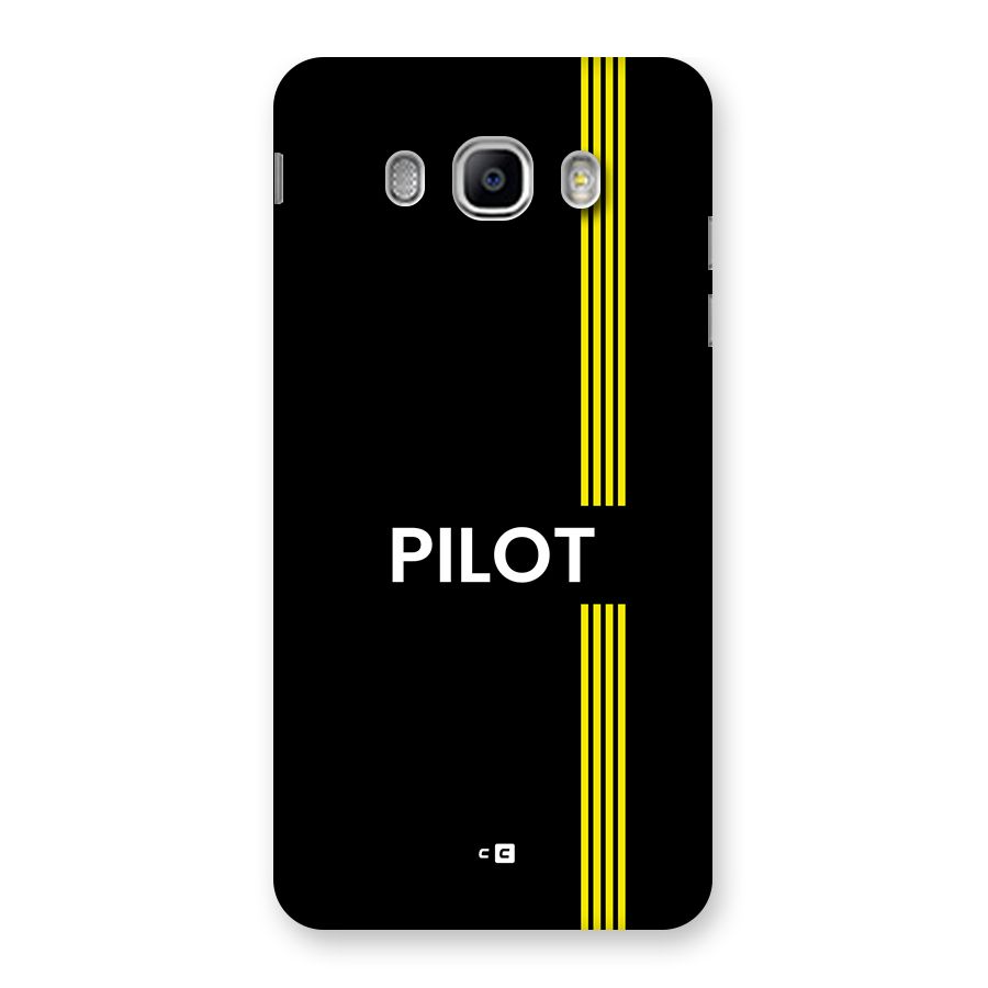 Pilot Stripes Back Case for Galaxy J5 2016