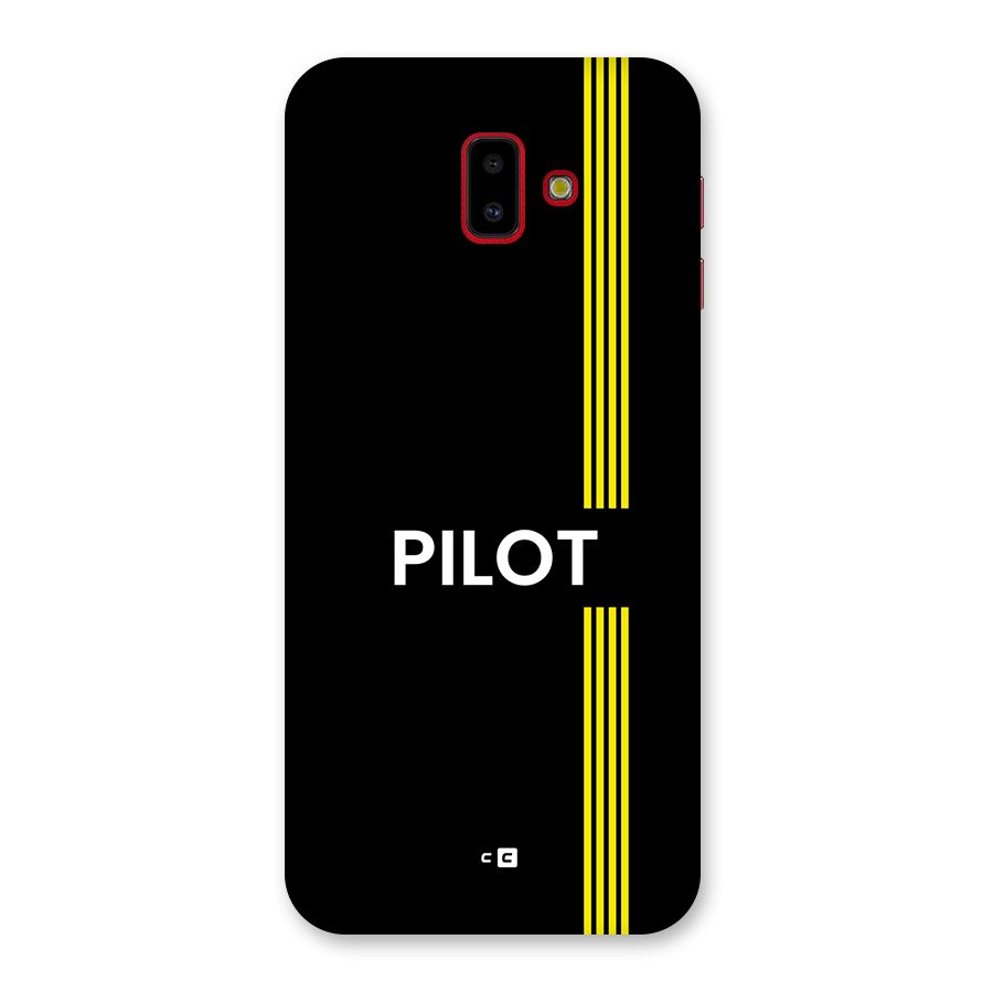 Pilot Stripes Back Case for Galaxy J6 Plus