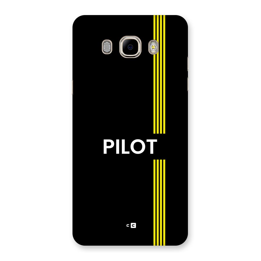 Pilot Stripes Back Case for Galaxy J7 2016