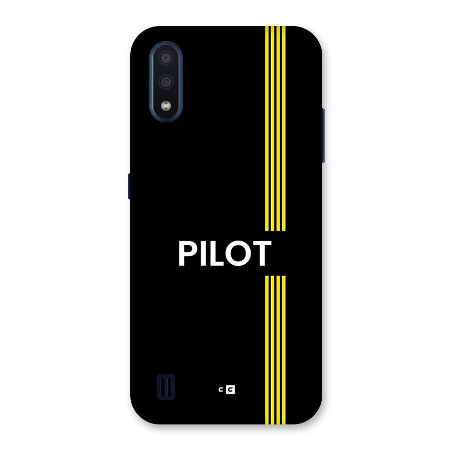 Pilot Stripes Back Case for Galaxy M01