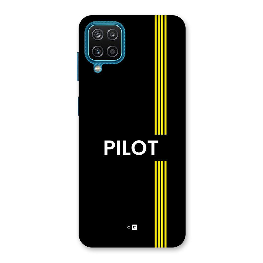 Pilot Stripes Back Case for Galaxy M12