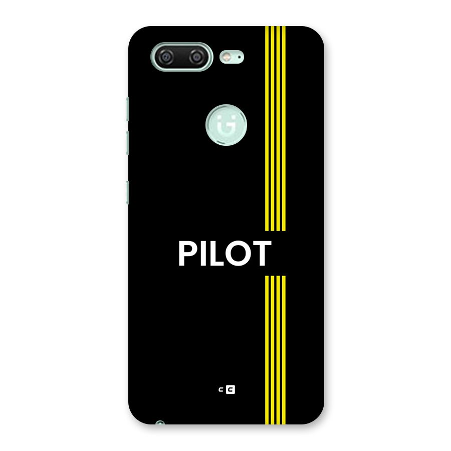 Pilot Stripes Back Case for Gionee S10