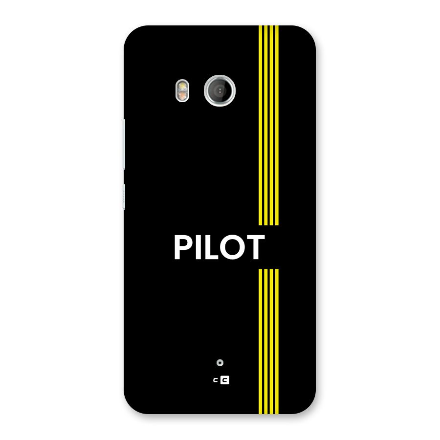 Pilot Stripes Back Case for HTC U11
