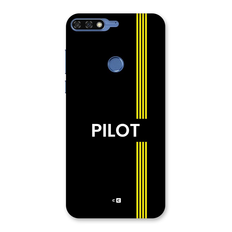 Pilot Stripes Back Case for Honor 7C