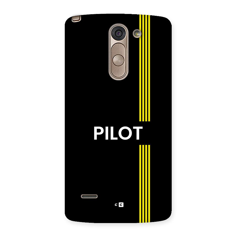 Pilot Stripes Back Case for LG G3 Stylus