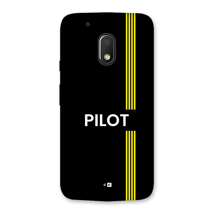 Pilot Stripes Back Case for Moto G4 Play