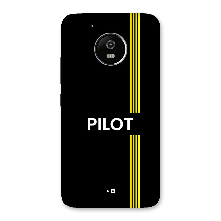 Pilot Stripes Back Case for Moto G5
