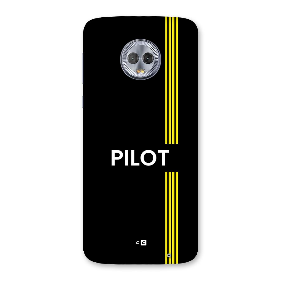 Pilot Stripes Back Case for Moto G6 Plus