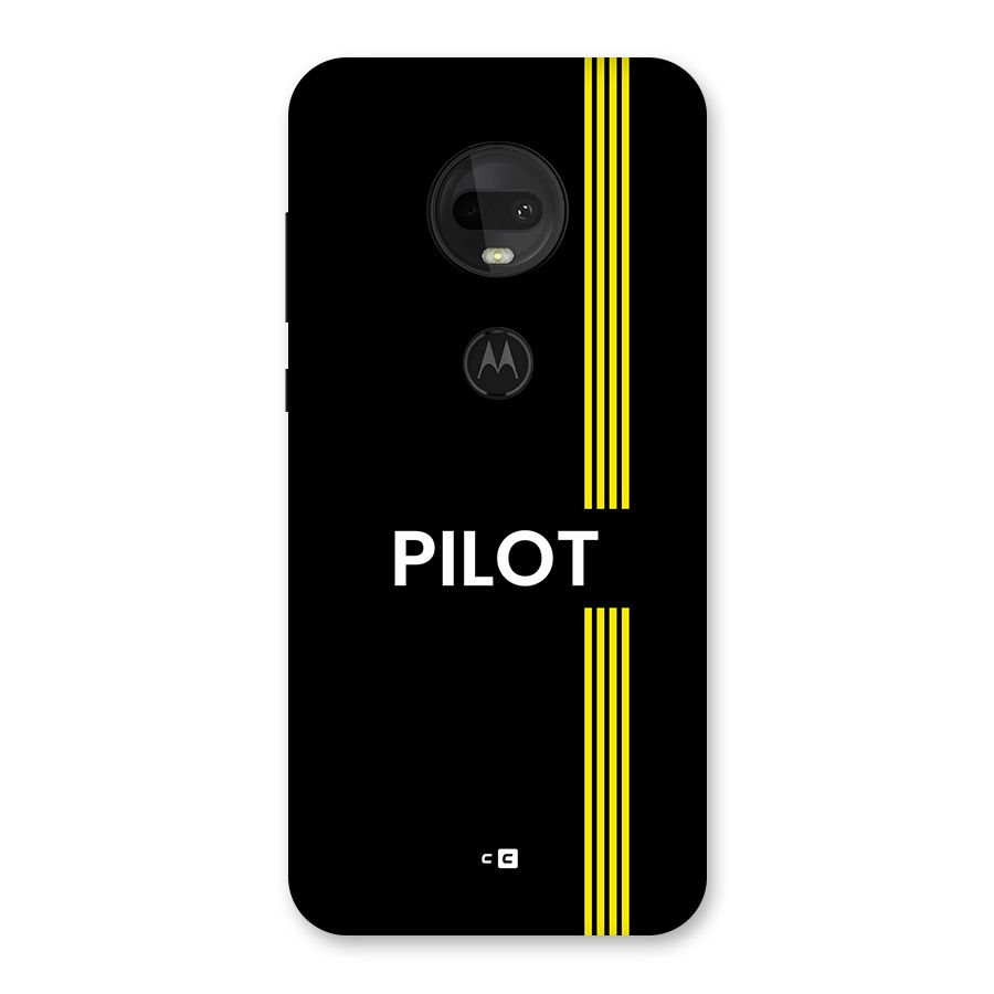 Pilot Stripes Back Case for Moto G7