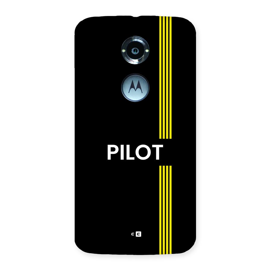 Pilot Stripes Back Case for Moto X2