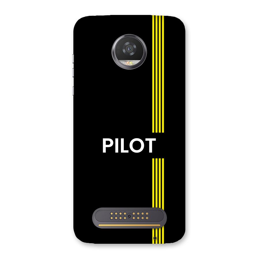 Pilot Stripes Back Case for Moto Z2 Play