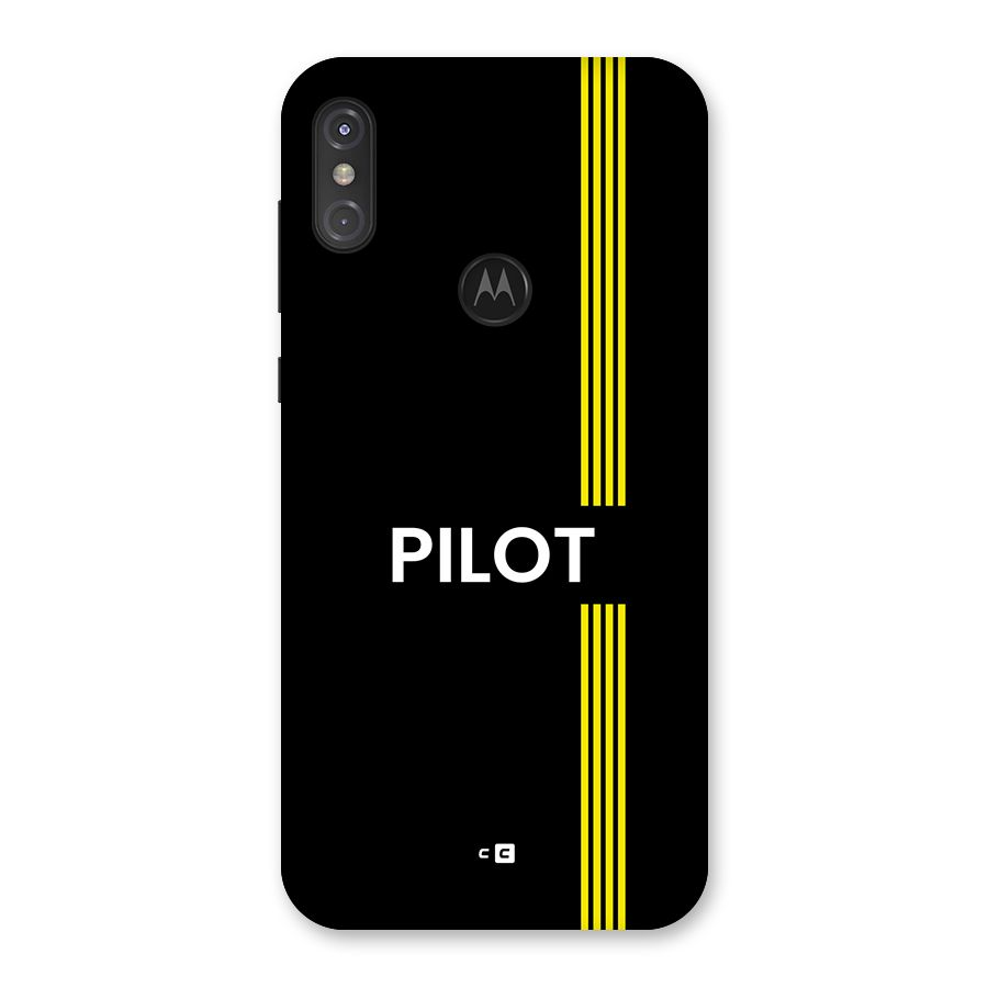 Pilot Stripes Back Case for Motorola One Power
