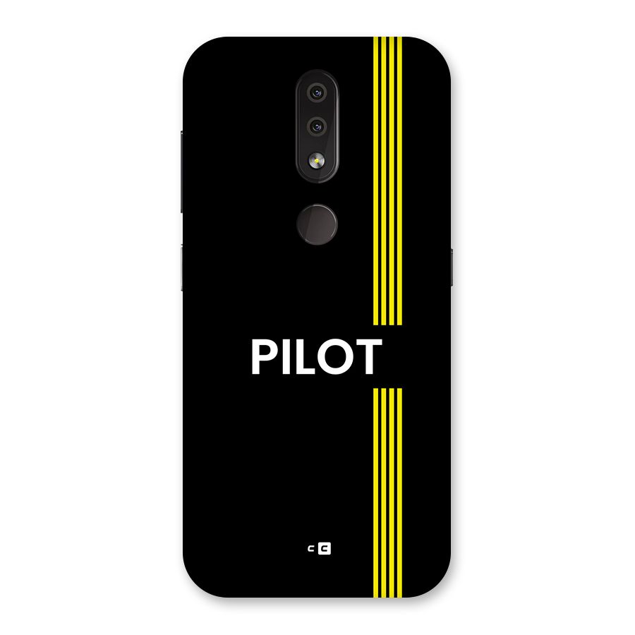 Pilot Stripes Back Case for Nokia 4.2