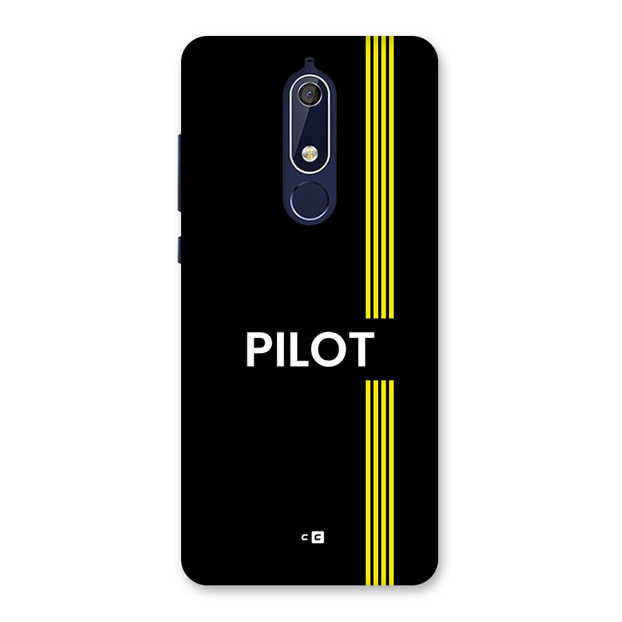 Pilot Stripes Back Case for Nokia 5.1