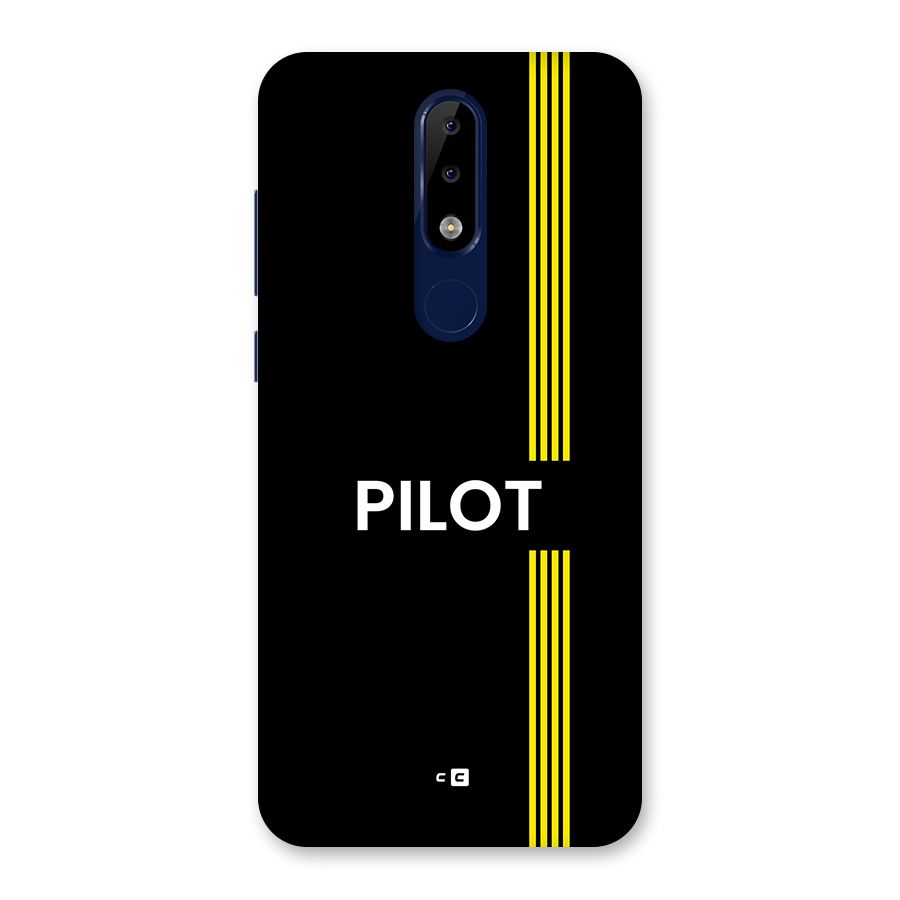 Pilot Stripes Back Case for Nokia 5.1 Plus