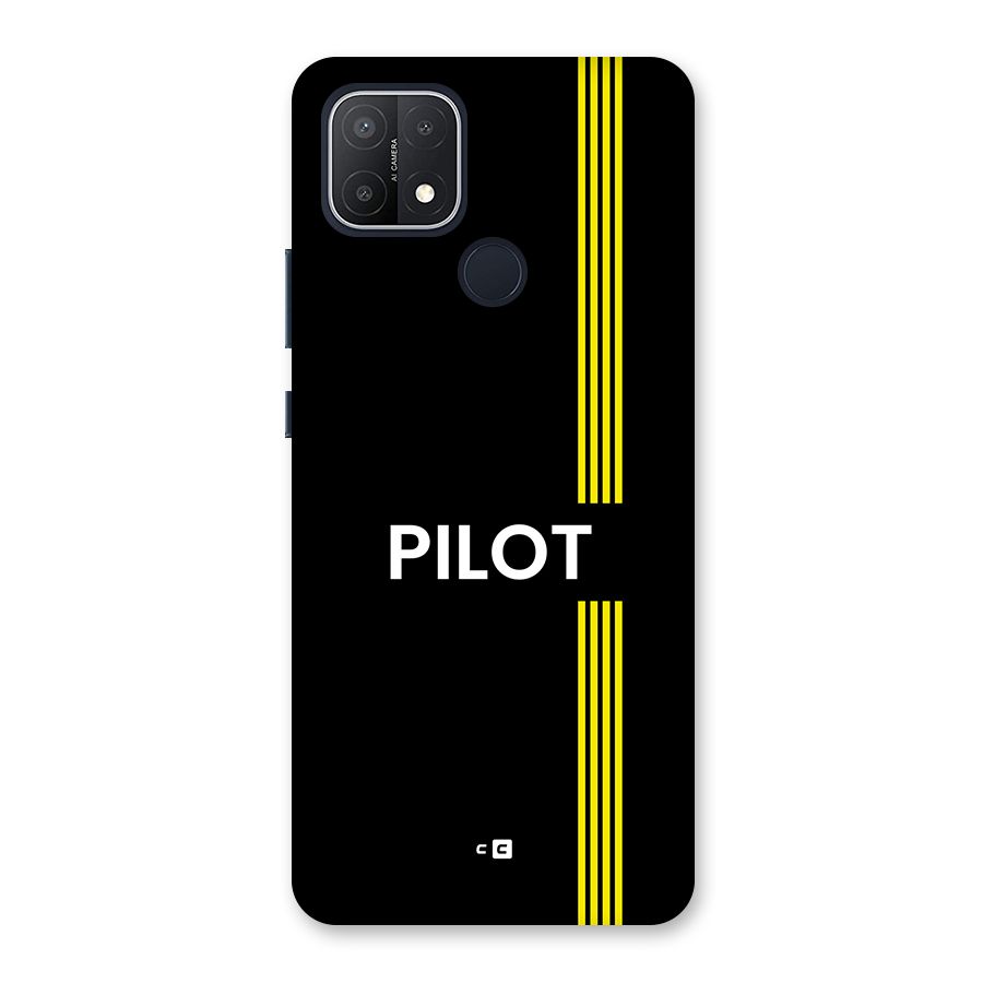 Pilot Stripes Back Case for Oppo A15s