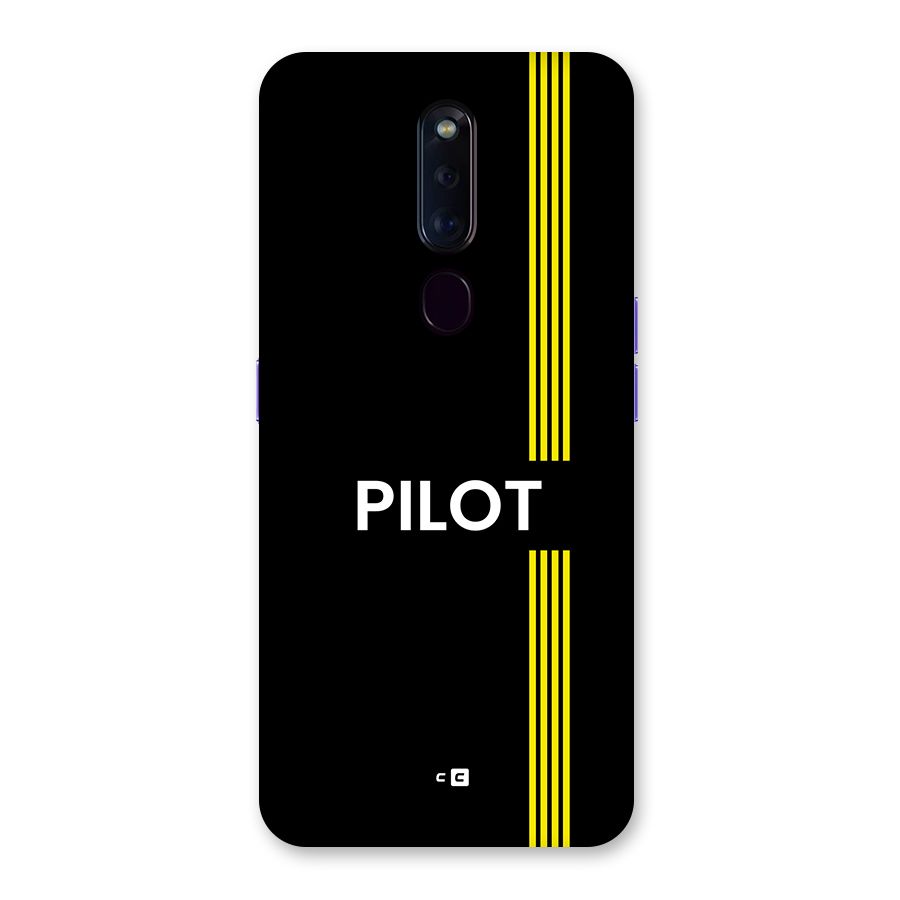 Pilot Stripes Back Case for Oppo F11 Pro