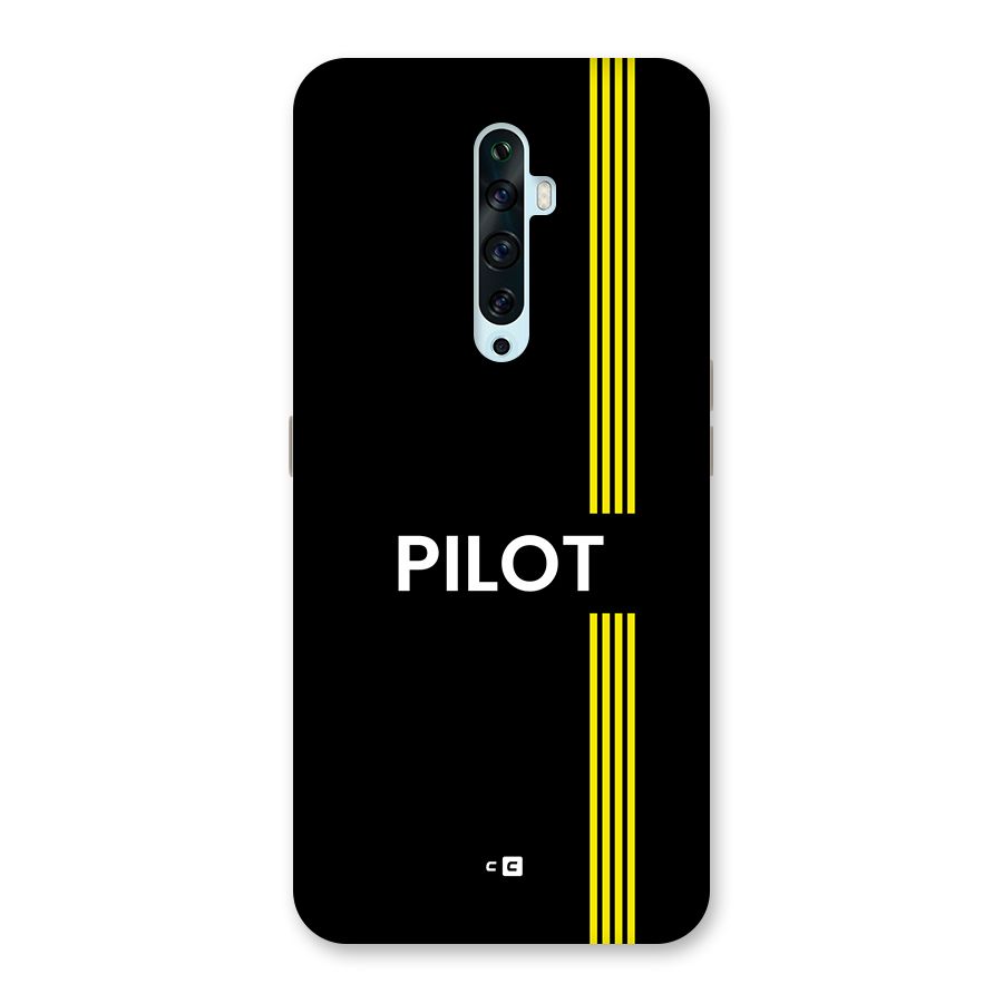 Pilot Stripes Back Case for Oppo Reno2 F