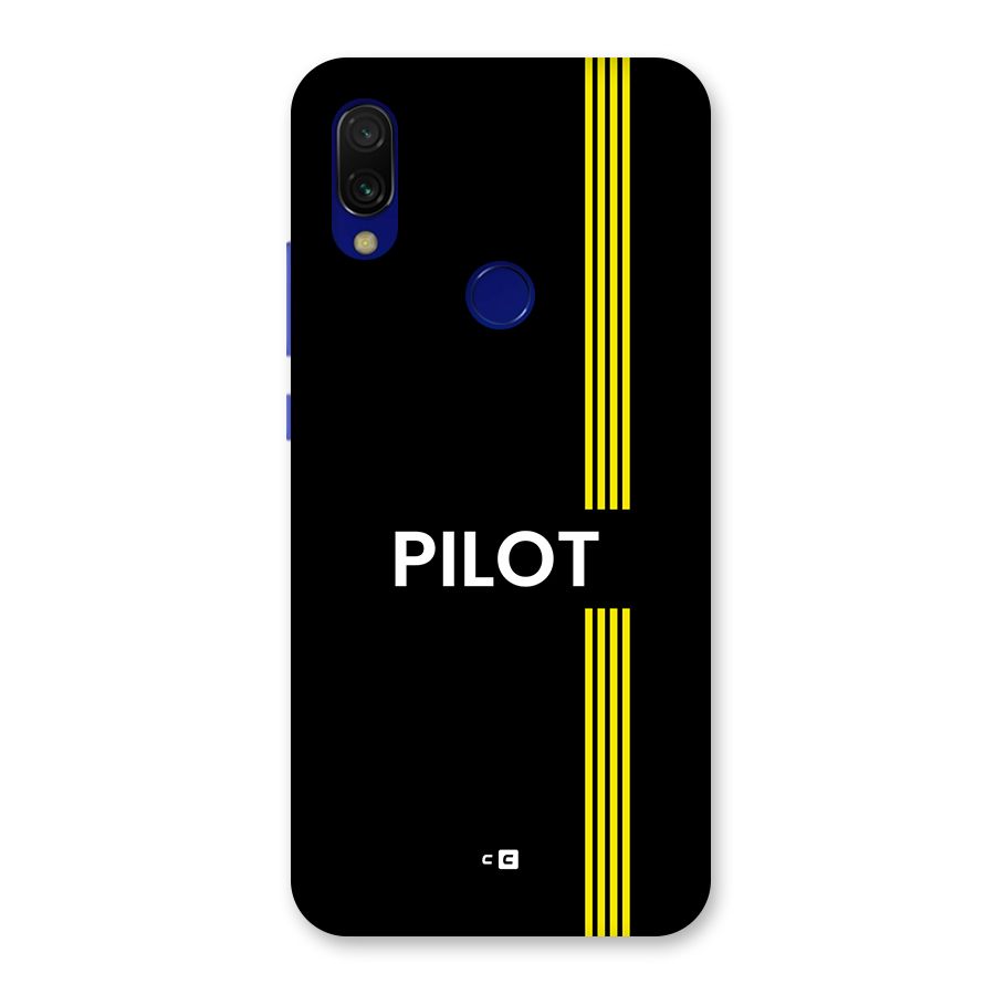 Pilot Stripes Back Case for Redmi 7