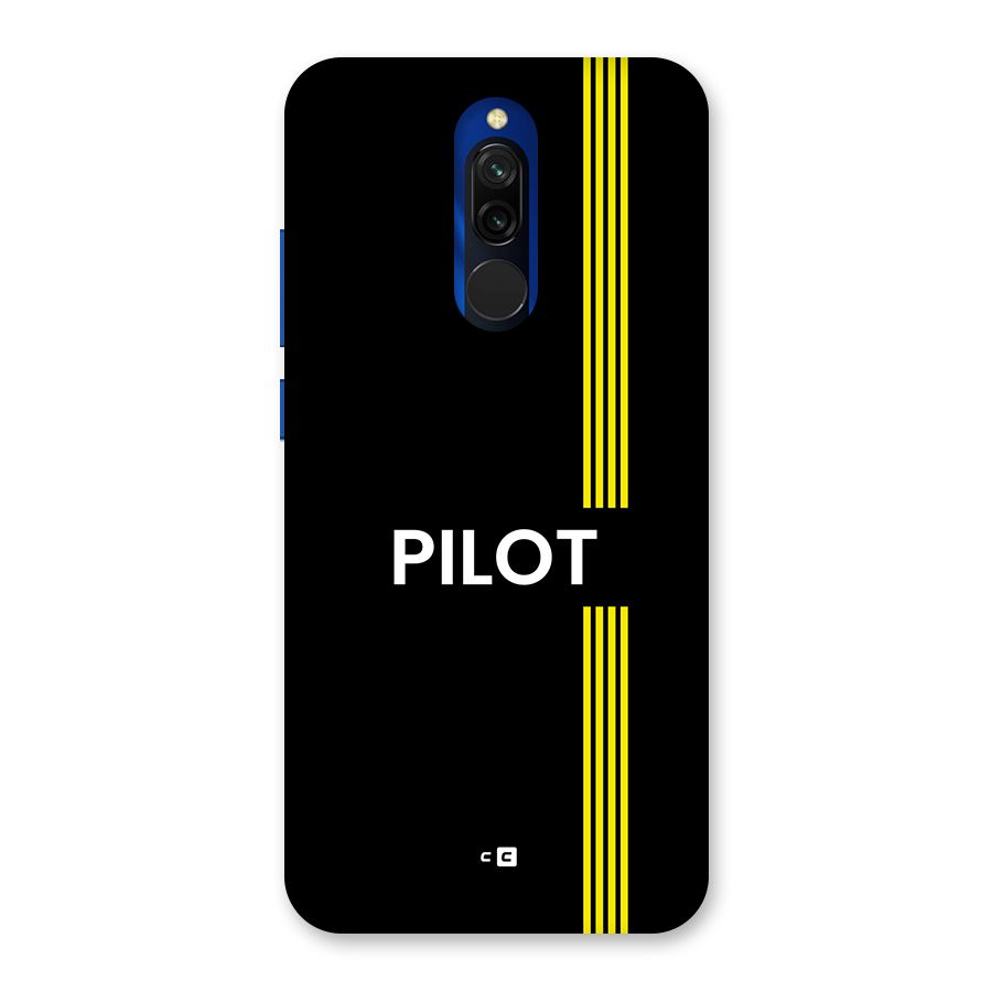 Pilot Stripes Back Case for Redmi 8
