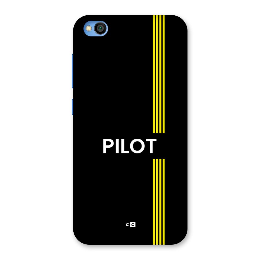 Pilot Stripes Back Case for Redmi Go