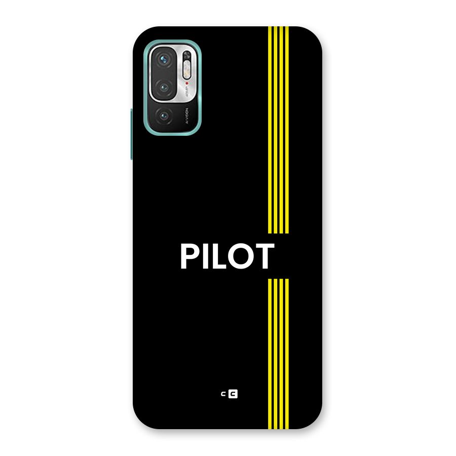 Pilot Stripes Back Case for Redmi Note 10T 5G