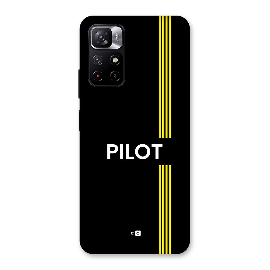 Pilot Stripes Back Case for Redmi Note 11T 5G
