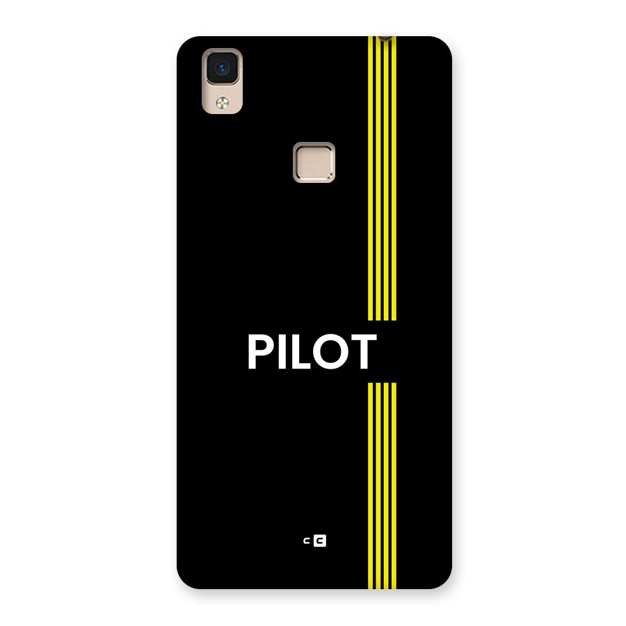 Pilot Stripes Back Case for V3 Max
