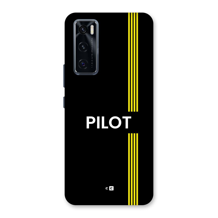 Pilot Stripes Back Case for Vivo V20 SE