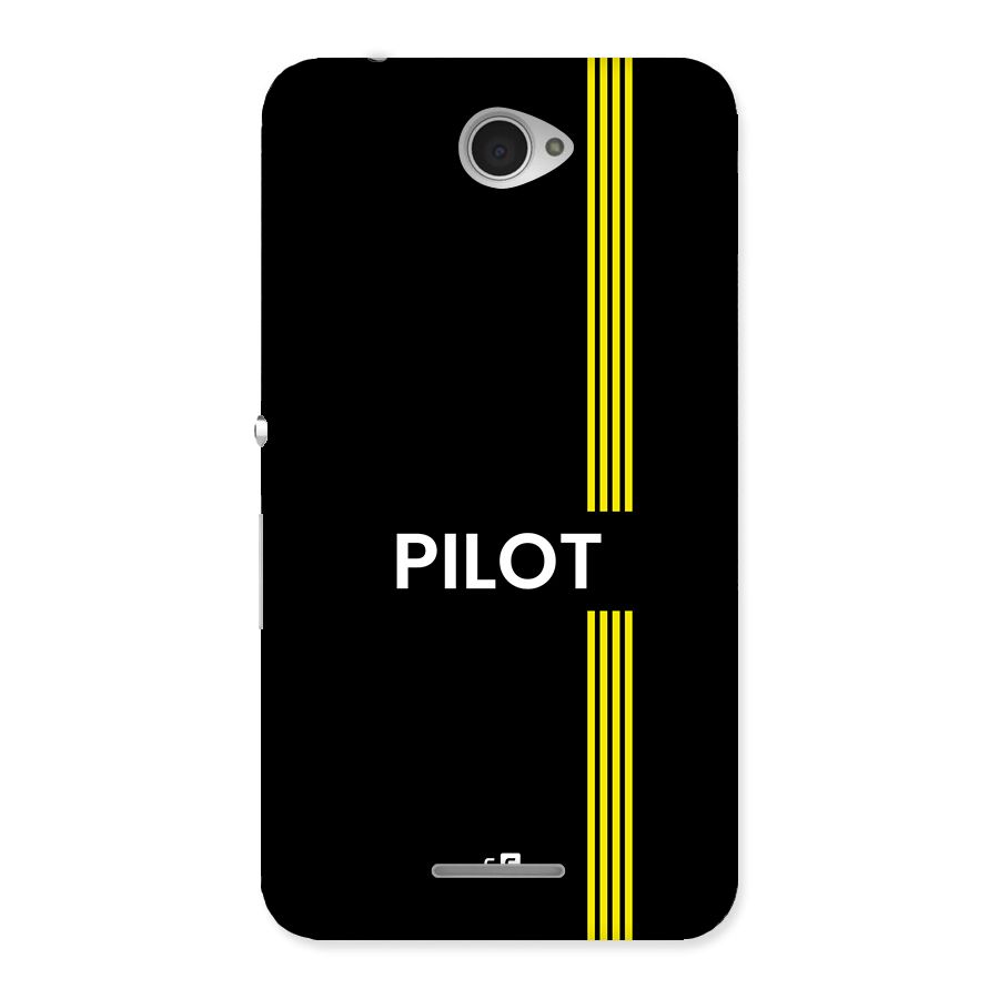 Pilot Stripes Back Case for Xperia E4