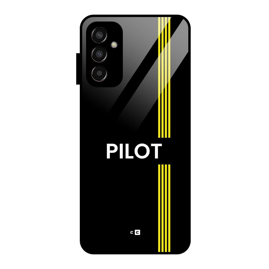 Pilot Stripes Glass Back Case for Galaxy F13