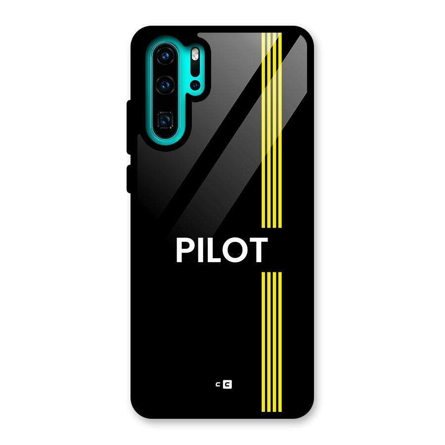 Pilot Stripes Glass Back Case for Huawei P30 Pro